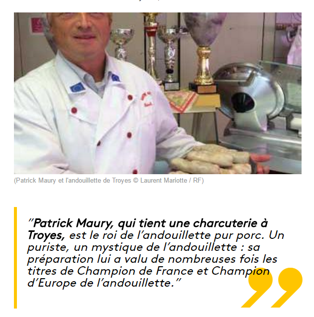 FranceInfo Patrick Maury Charcutier